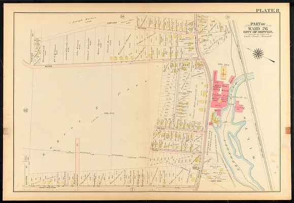 Atlas of the city of Boston, ward 26, Hyde Park