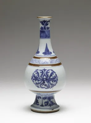 Vase with Formal Floral Motifs