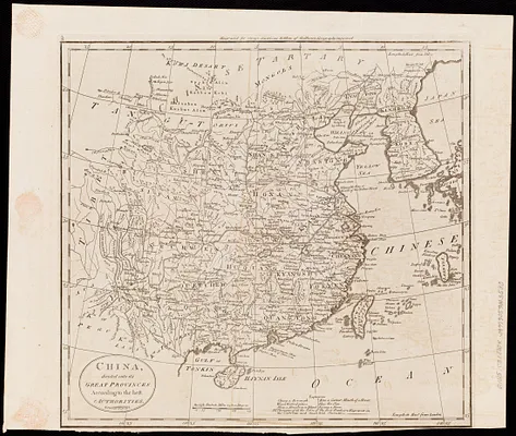 China, divided into it's great provinces according to the best authorities