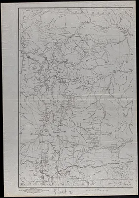 Map of the Yellowstone and Missouri Rivers and their tributaries