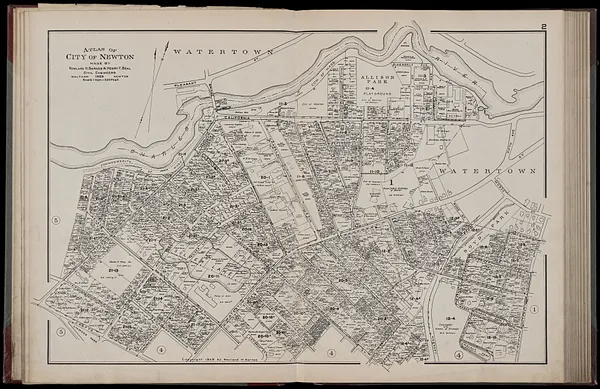 Atlas of the city of Newton, Massachusetts