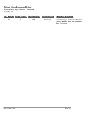 WHSF: Returned, 69-10