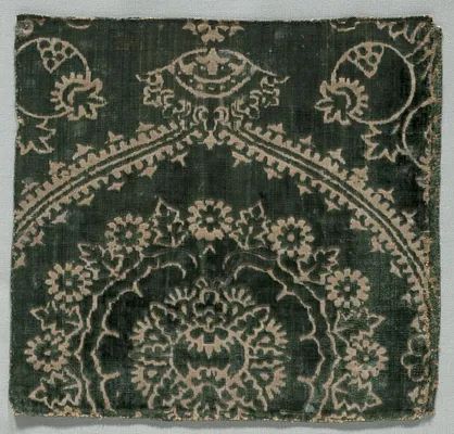 "Ferronnerie" Velvet Fragment