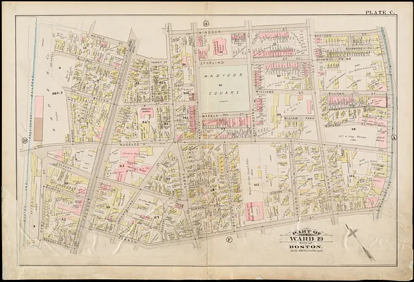 Atlas of the city of Boston : Roxbury