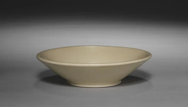 Ding Ware Bowl of the Xing Type with Bi-Disc Foot