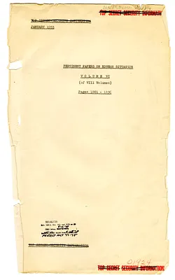 Pertinent Papers on Korean Situation: Volume VI [1952:  pp. 1001 - 1196]