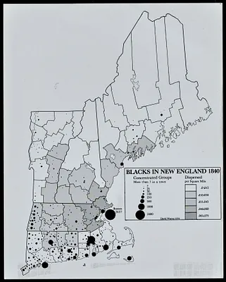 Blacks in New England 1840