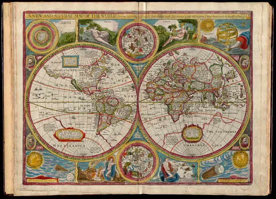 A new and accurat map of the world
