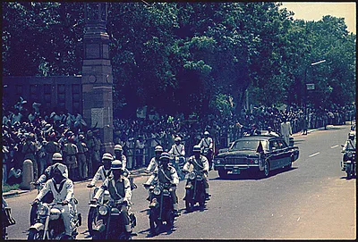 Presidential motorcade in India