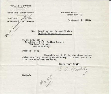 Letters Received to C.B. Lee, September 4, 1934