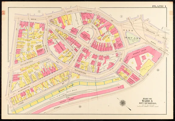 Atlas of the city of Boston, Charlestown and East Boston