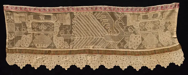 Border with Peacock Motif