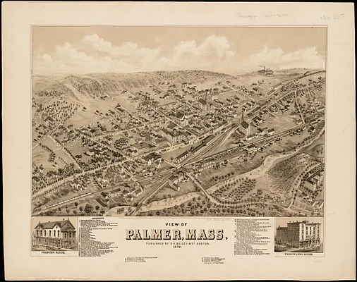 View of Palmer, Mass
