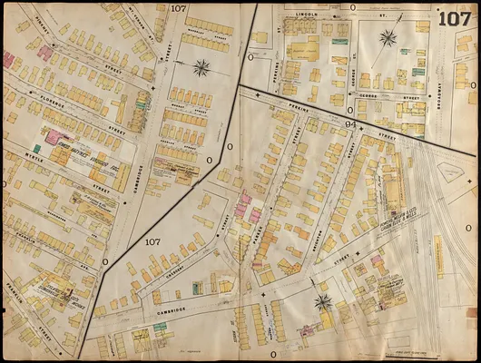 Insurance maps of Boston volume 4 : comprising portions of Charlestown, East Cambridge, Cambridge Port, Old Cambridge & Somerville