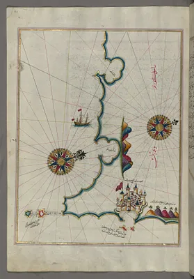 Map of the Coast North of the Medulin Fortress