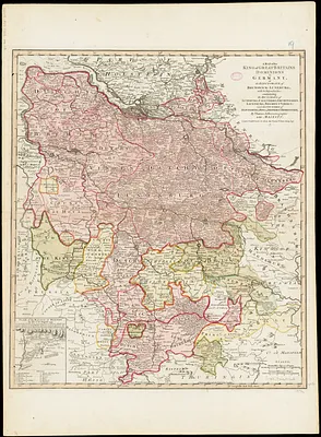 A map of the King of Great Britains dominions in Germany, or, the Electorate of Brunswick-Luneburg, with its dependencies
