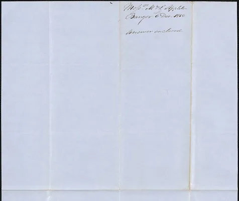 J and M. L. Appleton to George Coffin, 6 December 1850