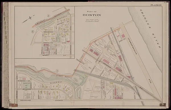 Atlas of the town of Brookline, Massachusetts