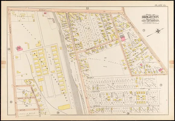 Atlas of the city of Boston, Brighton