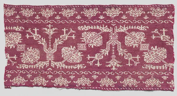 Fragment of a furnishing textile