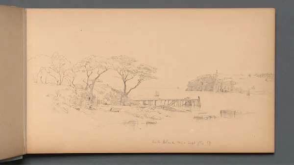 Sketchbook, page 20: "Peak's Island, ME, Sept. 7th, 59"