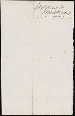 J. W. A. Brewster to W. A. Harrington, 2 October 1859