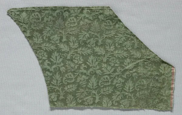 Silk Damask Fragment