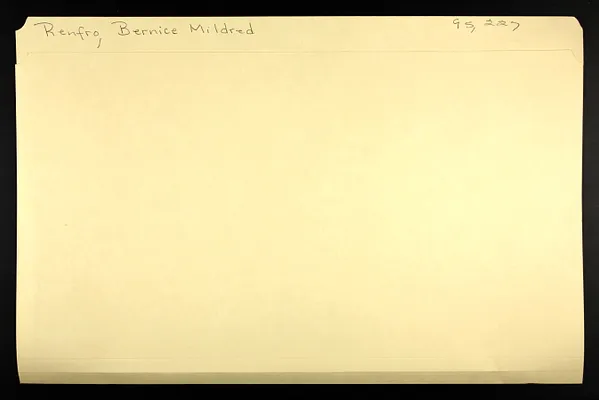 Renfro, Bernice Mildred