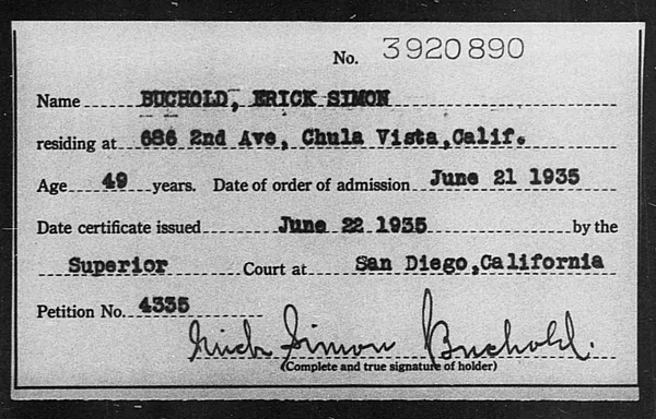 Buchold, Erick Simon - 1935
