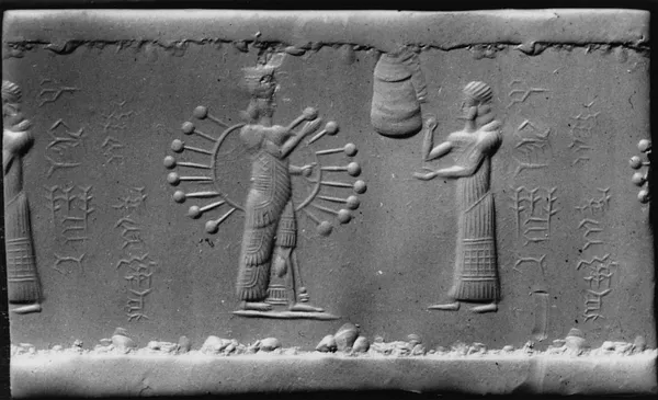 Cylinder Seal with a Presentation Scene