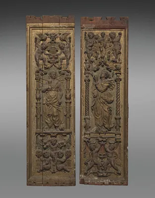 Pair of Carved Panels