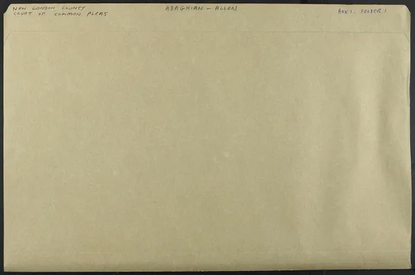 Abaghian - Bowdern, 1874-1906