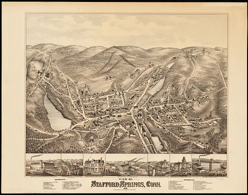 View of Stafford Springs, Conn