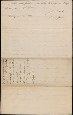 Copy of a letter from John Read and Peleg Coffin to General Court, 24 January 1804