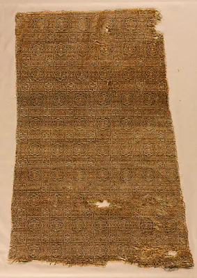 Fragment with star and cross design from the tomb of Don Felipe