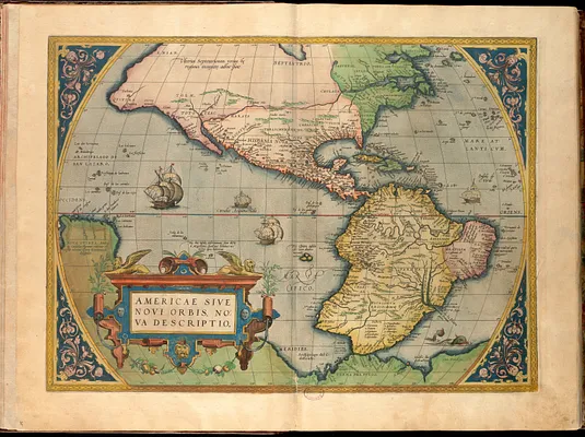 Americae siue noui orbis, noua descriptio