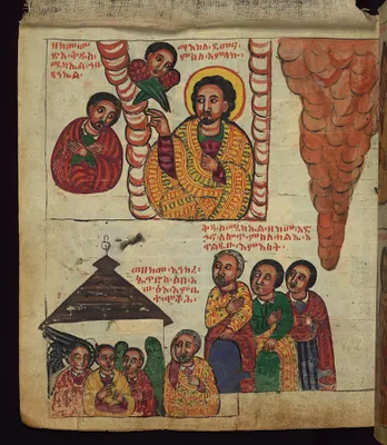 The Archangel appearing to Prophet Daniel, helping Peter to come out of imprisonment and rescuing Lot's family from the brimstone