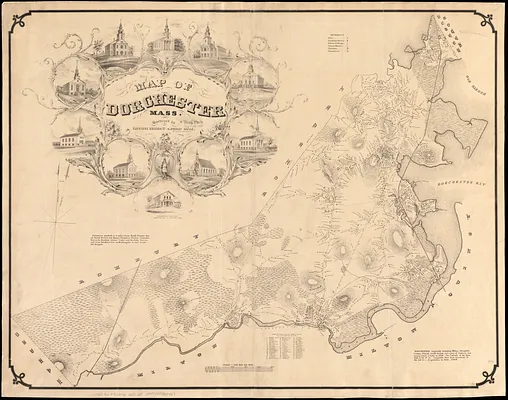 Map of Dorchester Mass