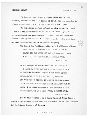 White House Press Release