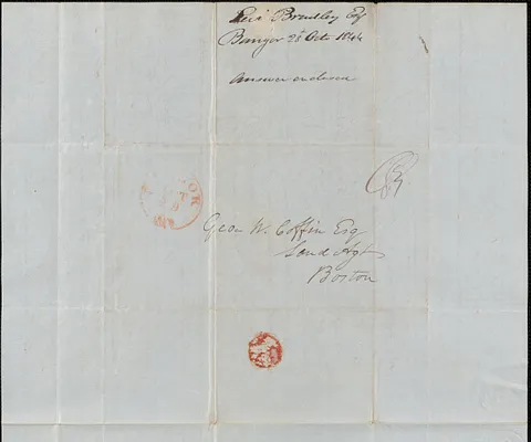 Levi Bradley to George Coffin, 28 October 1844