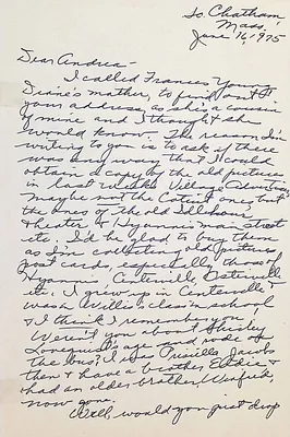 Letter to Andrea, June 16, 1975