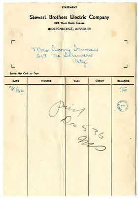 Bill from Stewart Brothers Electric Company
