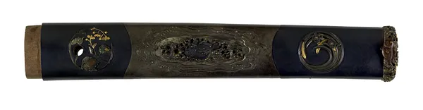Tsuka with Fish and Flowers