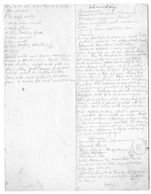 USS Williamsburg Menu and Recipes