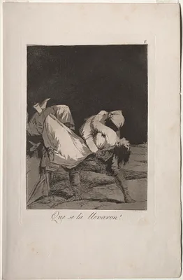 They Carried Her Off!, Plate 8