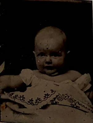 Unidentified baby, probably Simpkins family
