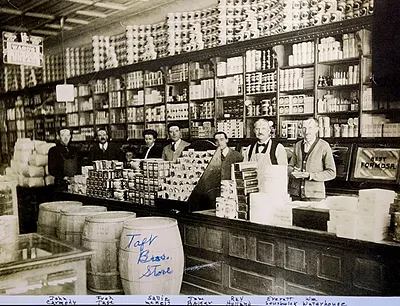 Workers at the Taft Store