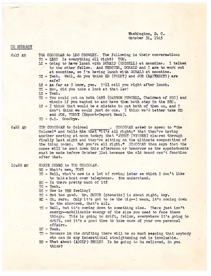 Summaries of Telephone Conversations