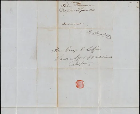 Silas Barnard to George Coffin, 26 June 1848