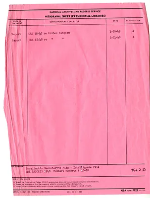 Central Intelligence Agency, Office of Reports and Estimates Report, Number 16-48, United Kingdom